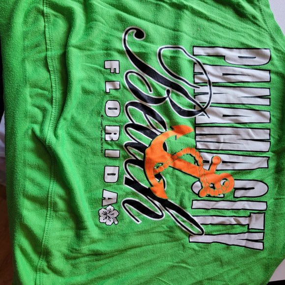 Panama City Beach, Bathing Suit Cover Up, Green, Women's Size Large - Picture 3 of 4